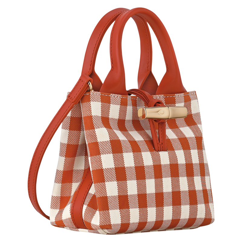 Longchamp Le Roseau Bolso con asa superior XS Tela - Corteza Tienda