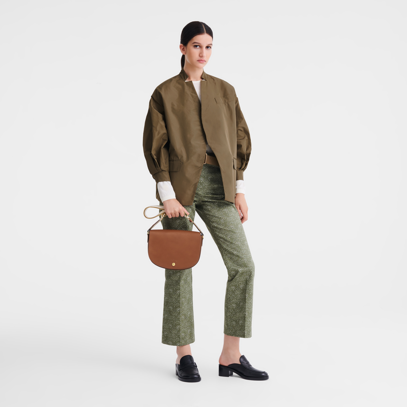 Longchamp Épure Bolso bandolera M Cuero - Coñac Liquidación