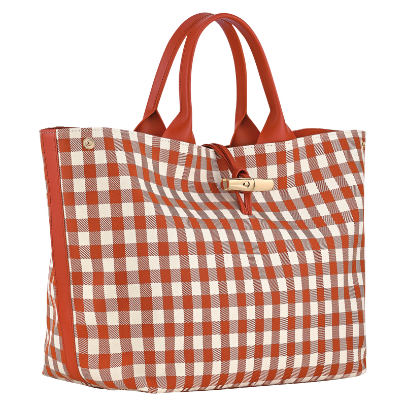 Longchamp Le Roseau Bolso con asa superior L Tela - Corteza Envío gratis