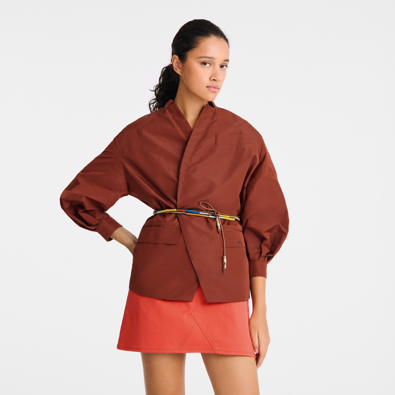 Longchamp Longfriend Cinturón de mujer Cuero - Marrón COMPRAR AHORA