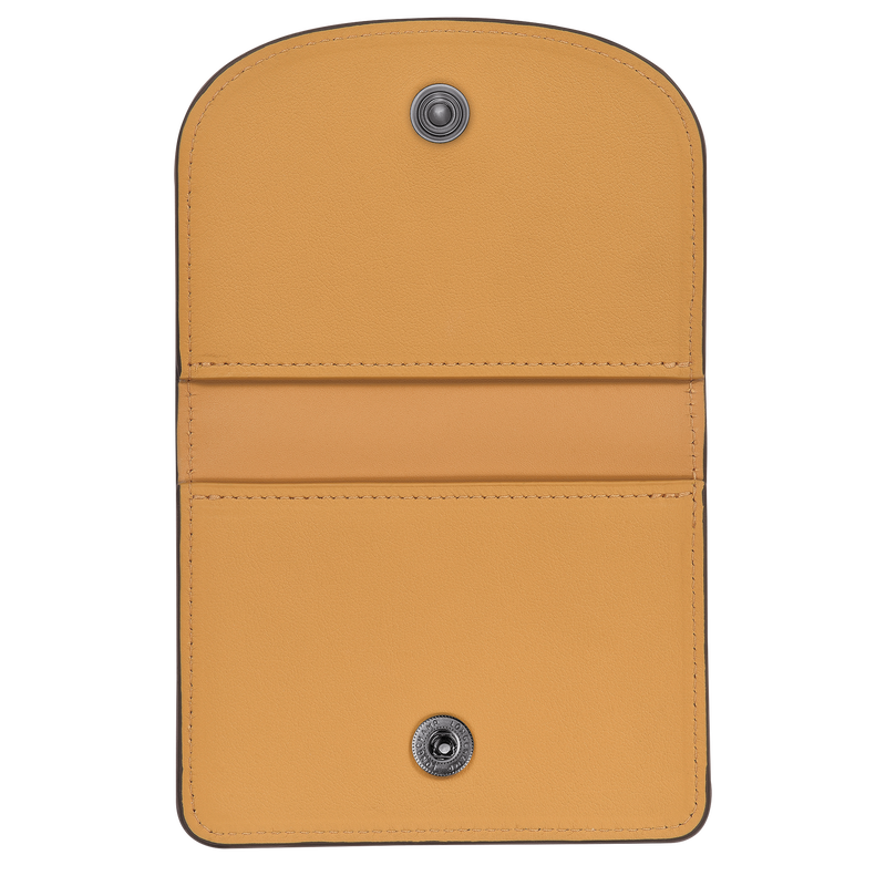 Longchamp Le Pliage Xtra Tarjetero Cuero - Miel Oferta especial de fábrica