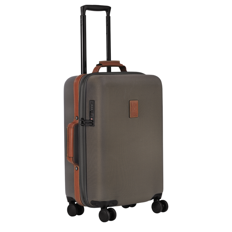 Longchamp Boxford Maleta S Lona reciclada - Marrón Liquidación