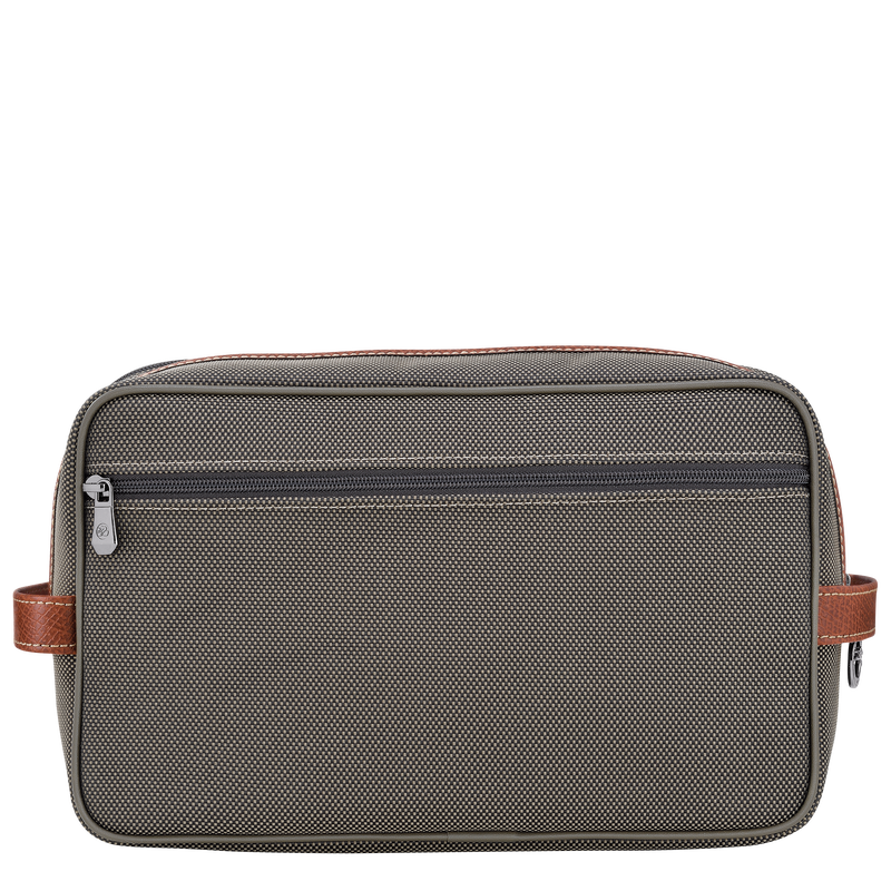 Longchamp Boxford Neceser Lona reciclada - Marrón Envío internacional gratuito