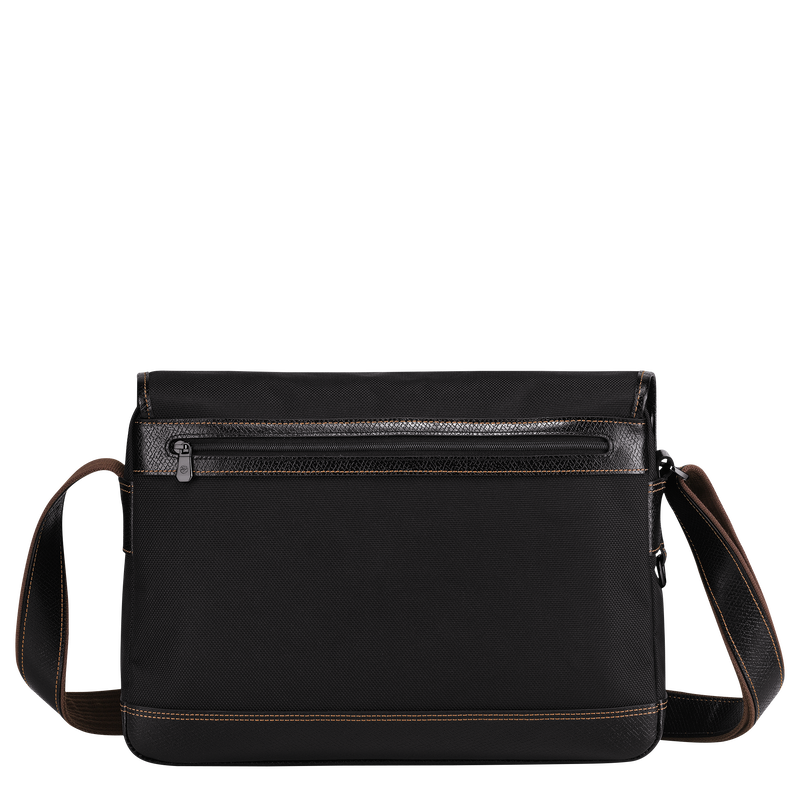 Longchamp Boxford Bolso bandolera L Lona reciclada - Negro Tienda de fábrica