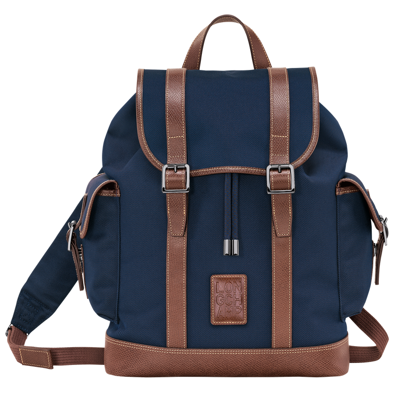 Longchamp Boxford Mochila Lona reciclada - Azul