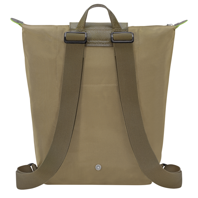 Longchamp Le Pliage Green Mochila M Tela - alcachofa Libre de impuestos