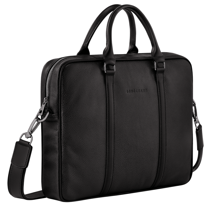 Longchamp Le Foulonné Maletín XS Cuero - Negro Ofertas especiales