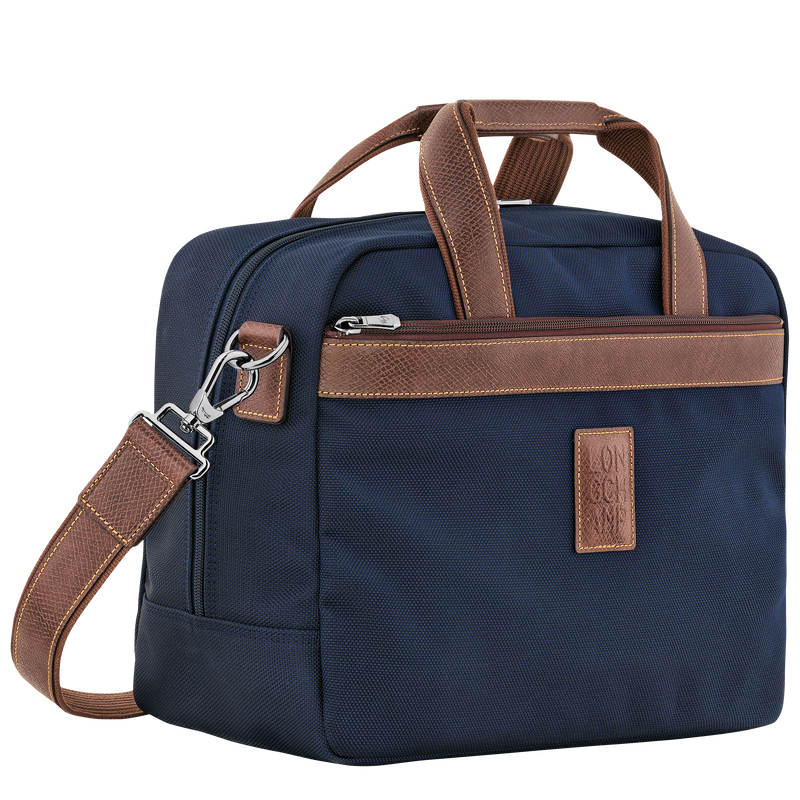 Longchamp Boxford Bolsa de viaje S Lona reciclada - Azul Rebajas de fin de temporada
