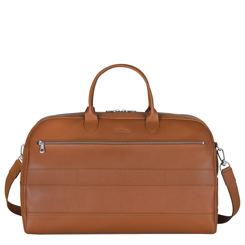 Longchamp Le Foulonné Bolsa de viaje L Cuero - Caramelo Precio ultrabajo