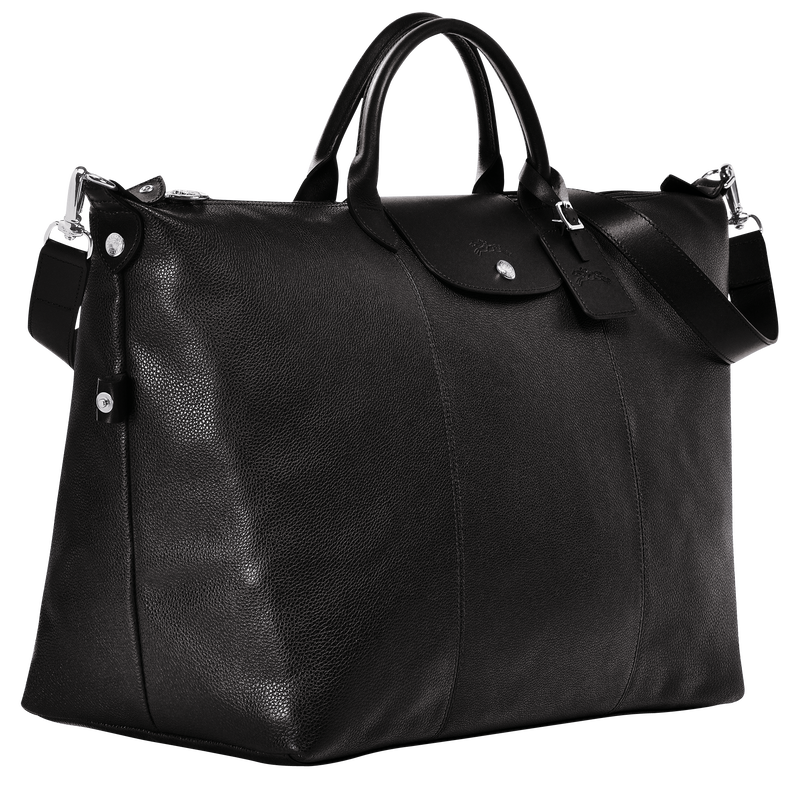 Longchamp Le Foulonné Bolsa de viaje XL Cuero - Negro Rebajas