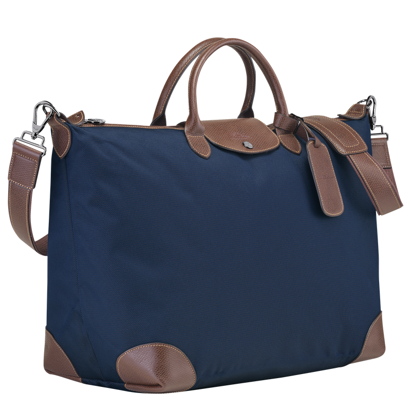 Longchamp Boxford Bolsa de viaje L Lona reciclada - Azul Ventas relámpago