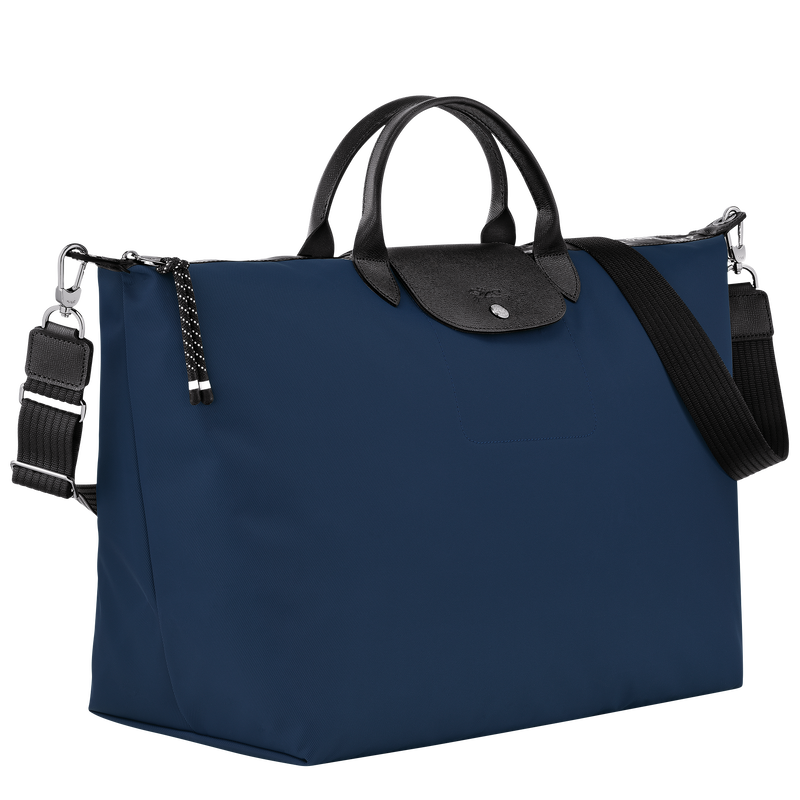 Longchamp Le Pliage Energy Bolsa de viaje L Lona reciclada - Azul Marino Liquidación