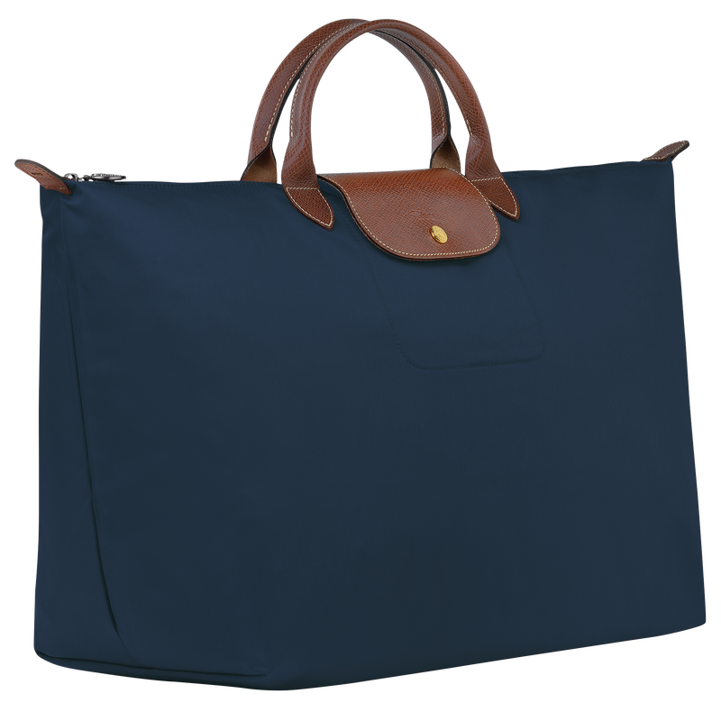Longchamp Le Pliage Original Bolsa de viaje L Lona reciclada - Azul Marino Mejor oferta