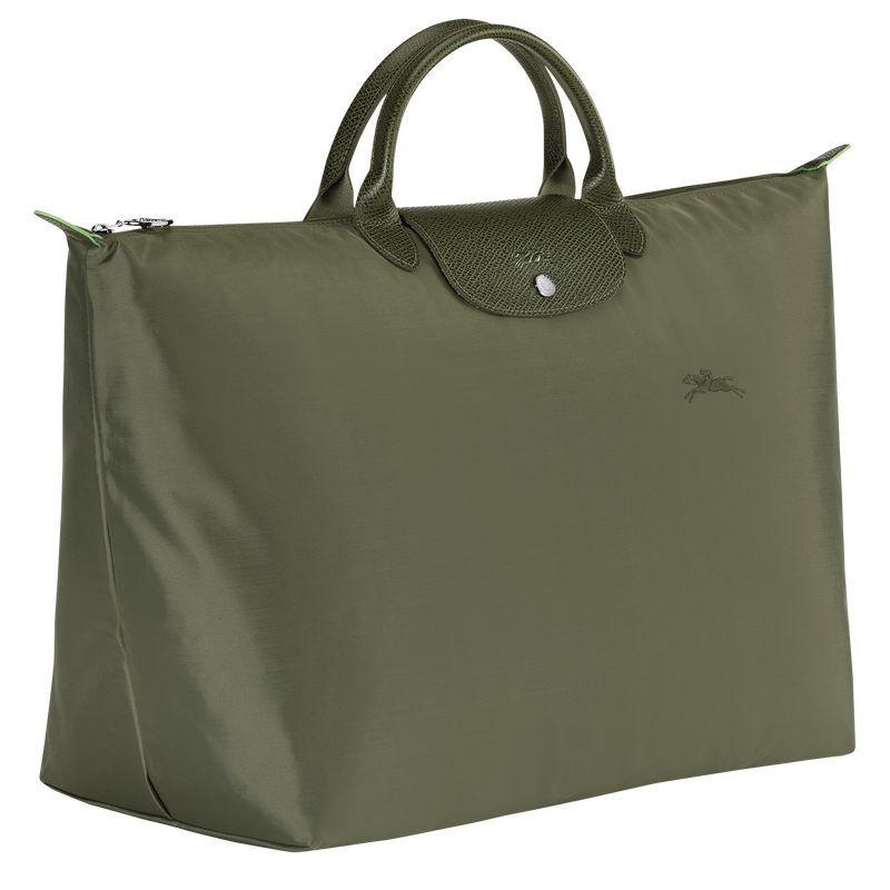 Longchamp Le Pliage Green Bolsa de viaje L Lona reciclada - Bosque Envío gratis