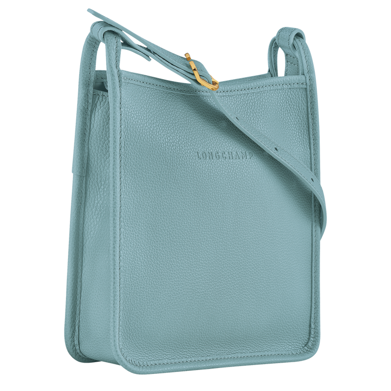 Longchamp Le Foulonné Bolso bandolera con cremallera S Cuero - Eucalipto ÚLTIMAS EDICIONES