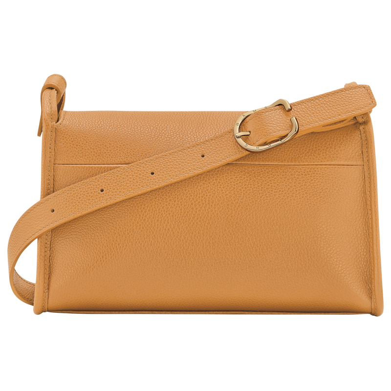 Longchamp Le Foulonné Bolso bandolera M Cuero - Nuez Último día