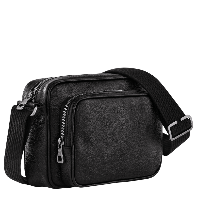 Longchamp Le Foulonné Bolsa para cámara S Cuero - Negro Solo hoy