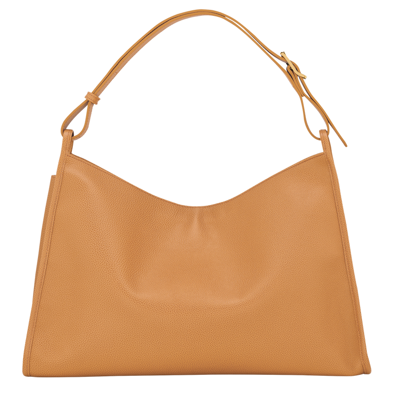 Longchamp Le Foulonné Bolso de hombro XL Cuero - Nuez Promoción trimestral