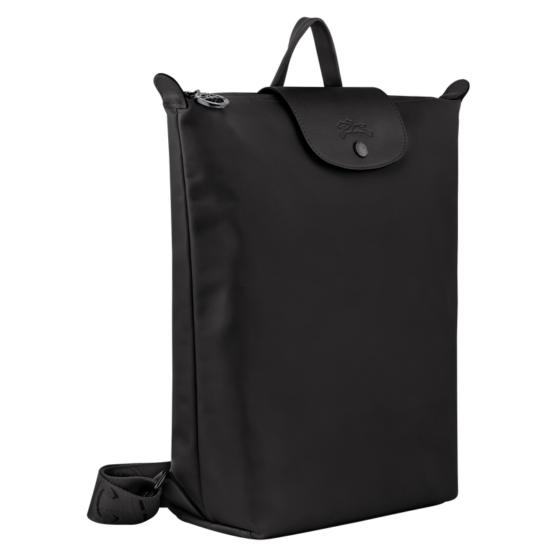 Longchamp Le Pliage Xtra Mochila M Cuero - Negro Solo queda un día