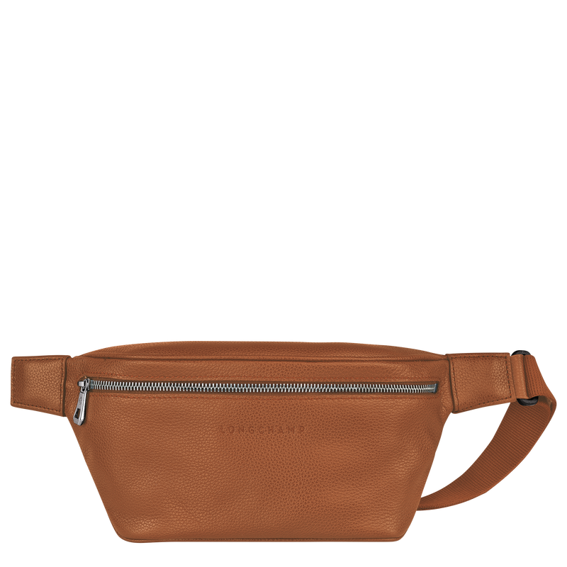 Longchamp Le Foulonné Riñonera M Cuero - Caramelo