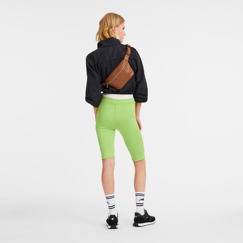 Longchamp Le Foulonné Riñonera M Cuero - Caramelo Grandes descuentos