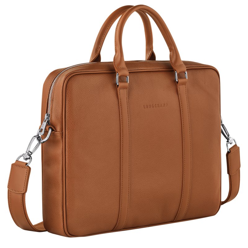 Longchamp Le Foulonné Maletín XS Cuero - Caramelo Liquidación