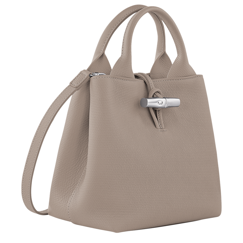 Longchamp Le Roseau Bolso con asa superior S Cuero - Arcilla Limitado a 3 días