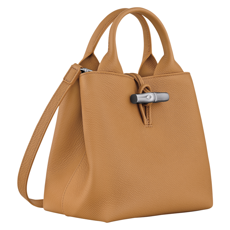 Longchamp Le Roseau Bolso con asa superior S Cuero - Nuez Ahorra y exporta