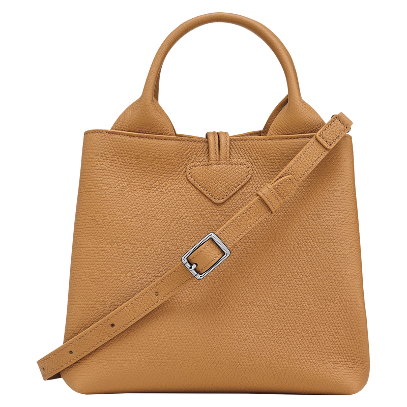 Longchamp Le Roseau Bolso con asa superior S Cuero - Nuez Ahorra y exporta