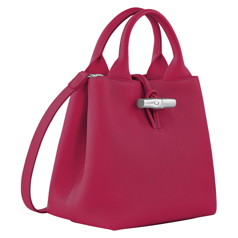 Longchamp Le Roseau Bolso con asa superior S Cuero - Remolacha En oferta