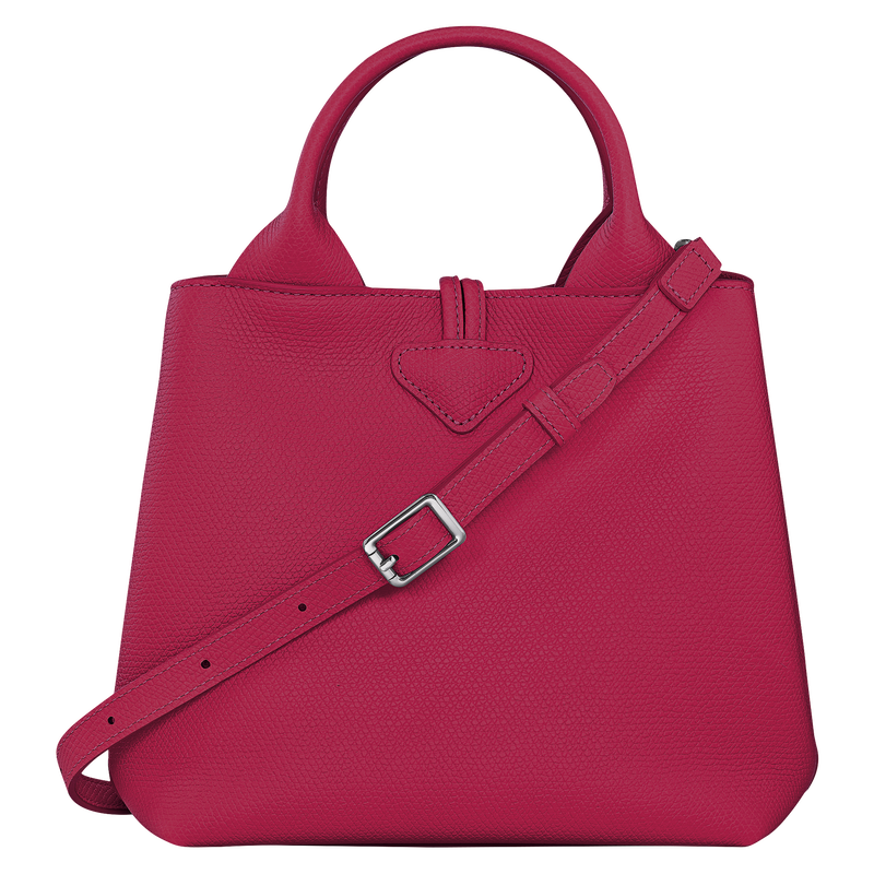 Longchamp Le Roseau Bolso con asa superior S Cuero - Remolacha En oferta
