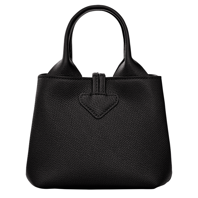 Longchamp Le Roseau Bolso con asa superior XS Cuero - Negro Descuentos del mes