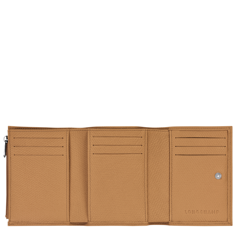 Longchamp Le Roseau Cartera Cuero - Nuez Ofertas especiales