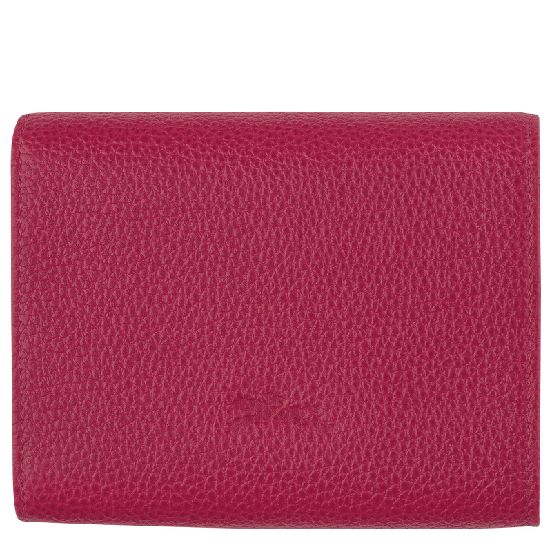 Longchamp Le Roseau Cartera Cuero - Remolacha Rebajas de fin de temporada