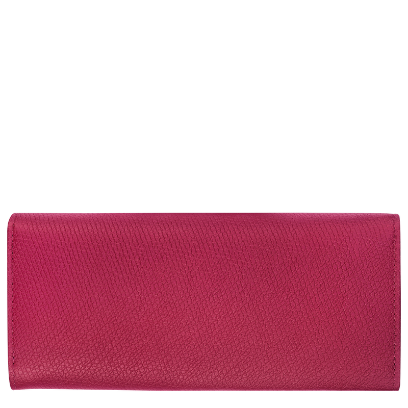Longchamp Le Roseau Cartera con solapa Cuero - Remolacha Devoluciones gratuitas