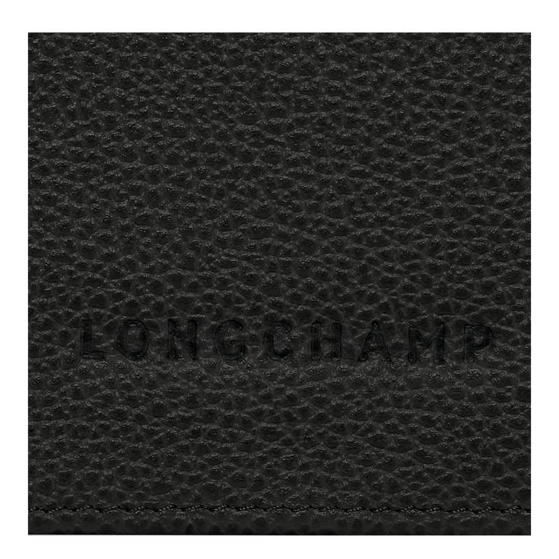 Longchamp Le Foulonné Cartera continental grande Cuero - Negro Outlet