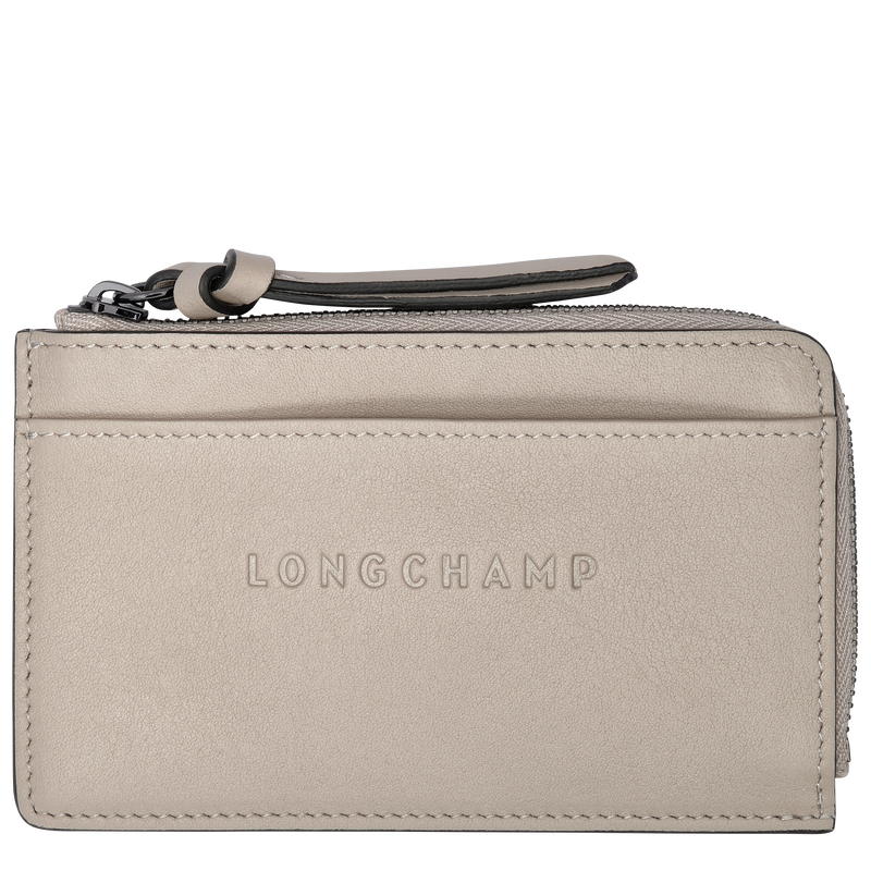 Longchamp Longchamp 3D Tarjetero Cuero - Arcilla