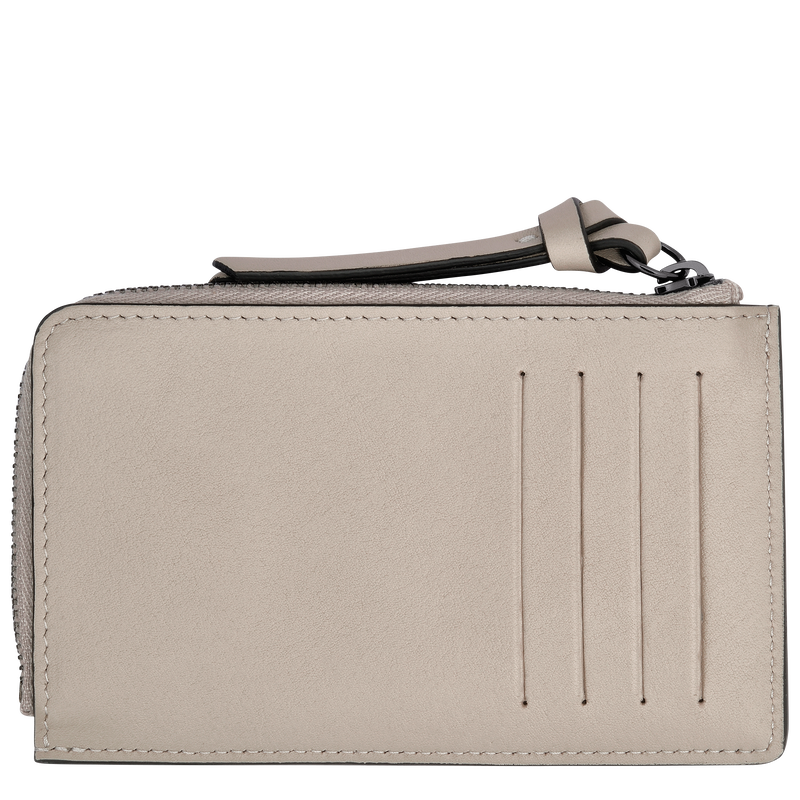 Longchamp Longchamp 3D Tarjetero Cuero - Arcilla Descuento