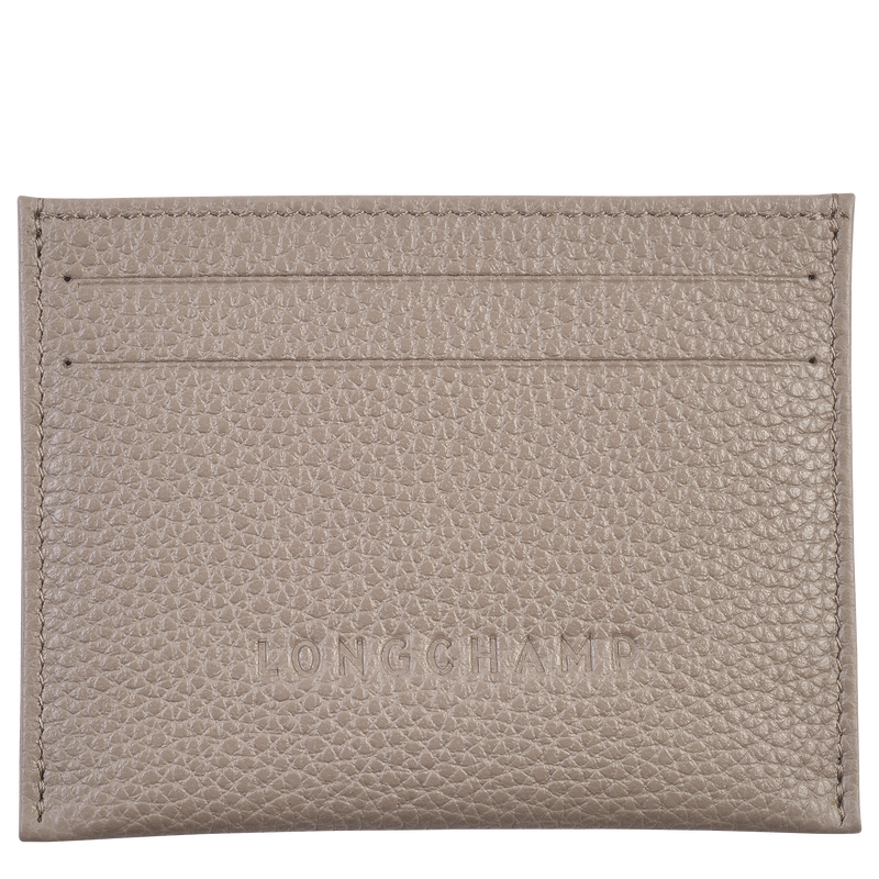 Longchamp Le Foulonné Tarjetero Cuero - Tórtola
