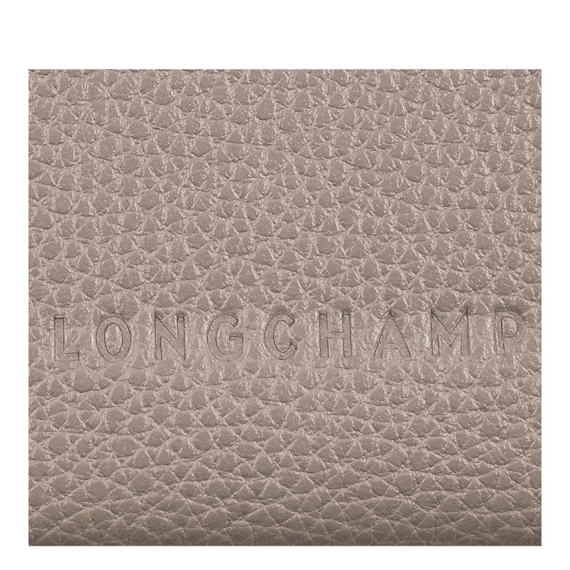 Longchamp Le Foulonné Tarjetero Cuero - Tórtola Rebajas top