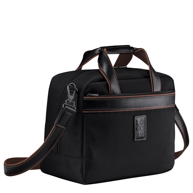 Longchamp Boxford Bolsa de viaje S Lona reciclada - Negro Envío gratis