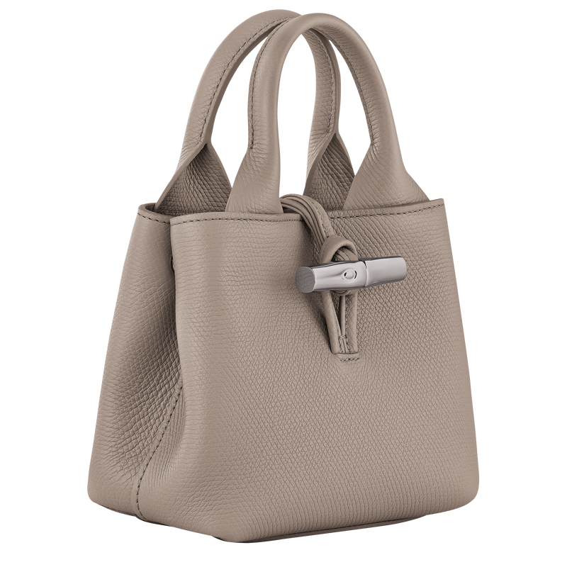 Longchamp Le Roseau Bolso con asa superior XS Cuero - Arcilla Últimos 3 días