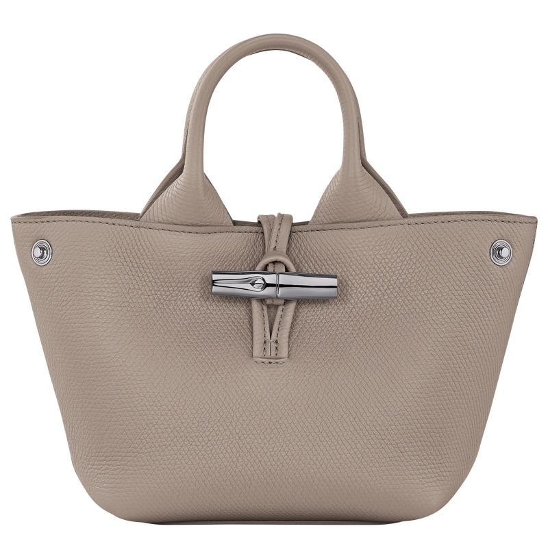 Longchamp Le Roseau Bolso con asa superior XS Cuero - Arcilla Últimos 3 días