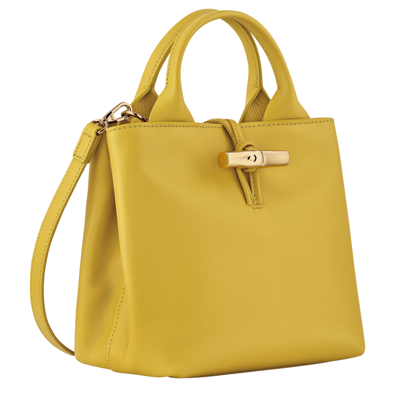 Longchamp Le Roseau Bolso con asa superior S Cuero - Jenjibre Últimos 2 días