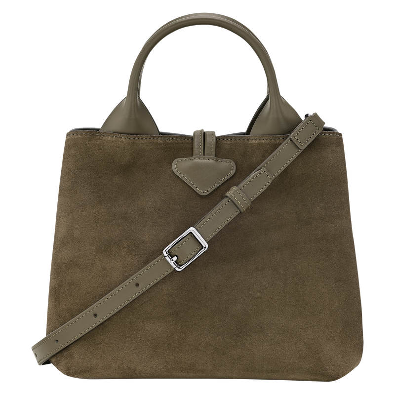 Longchamp Le Roseau Bolso con asa superior S Cuero - Verde Oliva Solo hoy