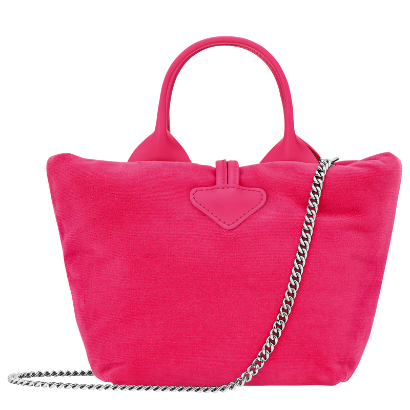 Longchamp Le Roseau Bolso con asa superior XS Tela - Rosa Oferta especial de fábrica
