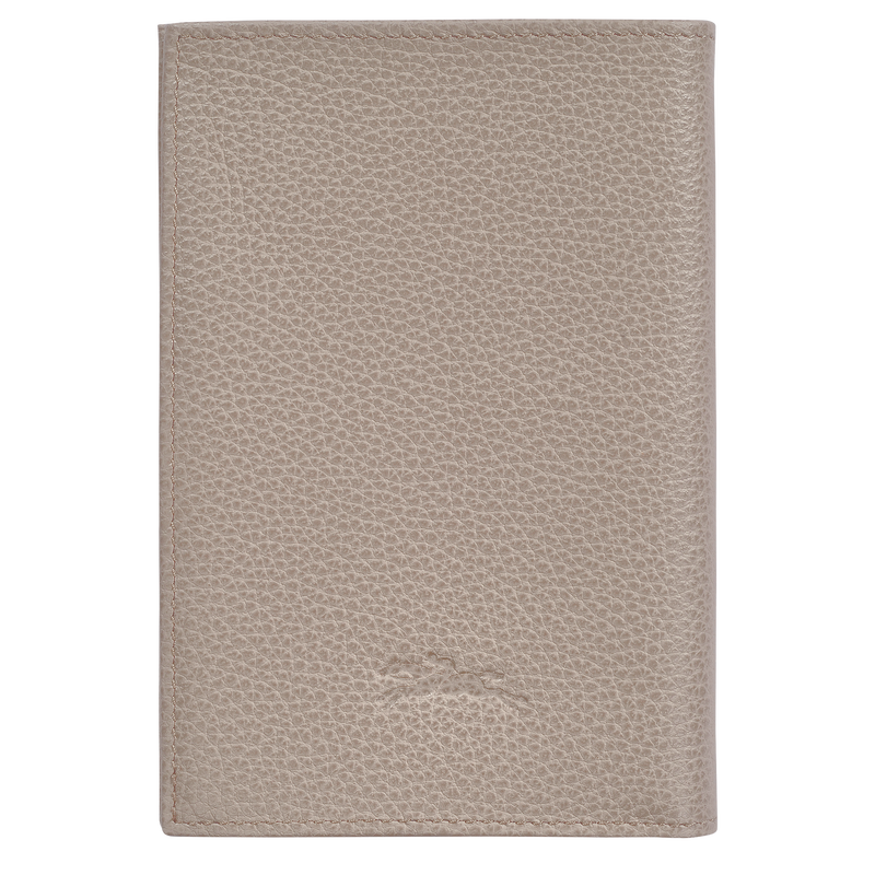 Longchamp Le Foulonné Funda para pasaportes Cuero - Tórtola Oferta exclusiva
