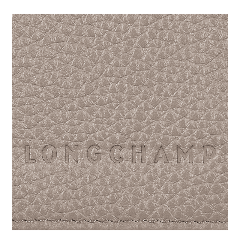 Longchamp Le Foulonné Funda para pasaportes Cuero - Tórtola Oferta exclusiva