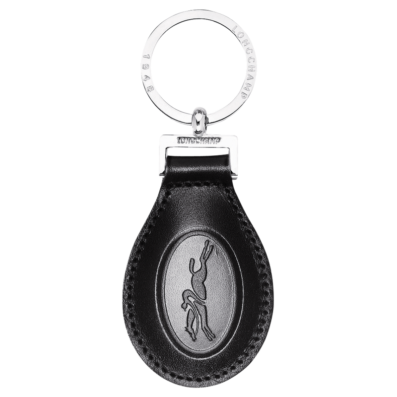 Longchamp Le Foulonné Llaveros Cuero - Negro