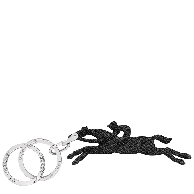 Longchamp Le Pliage Llaveros Cuero - Negro